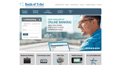 Desktop Screenshot of bankoftyler.com